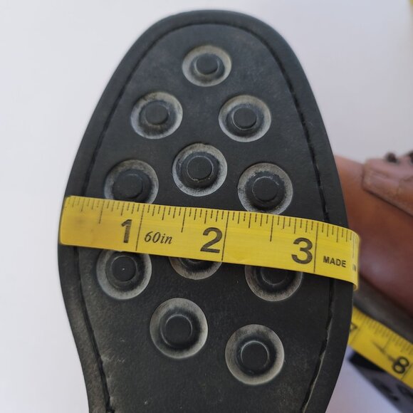 Coach Women's Leather Cap Toe Lace-Up Combat Ankle Boots. Size 5.5M - Picture 11 of 14